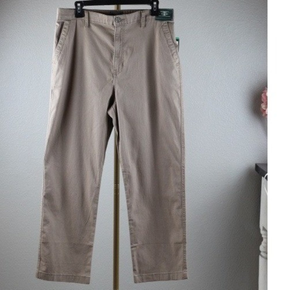 Weatherproof Vintage Womens Brown Utility Straight Leg Pants Size 12 NWT